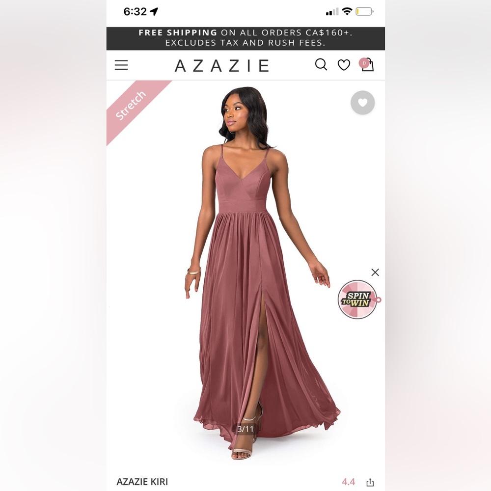 Azazie Kiri dress size 8